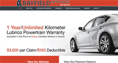 Desktop Screenshot of bayfieldauto.com